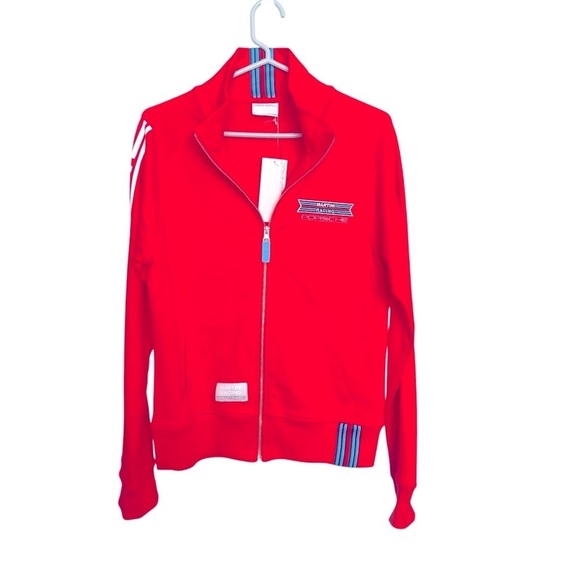 Martini Racing Porsche Red Sweatshirt/Jkt SZ L NWT Racing Luxury Streetwear - Picture 1 of 12